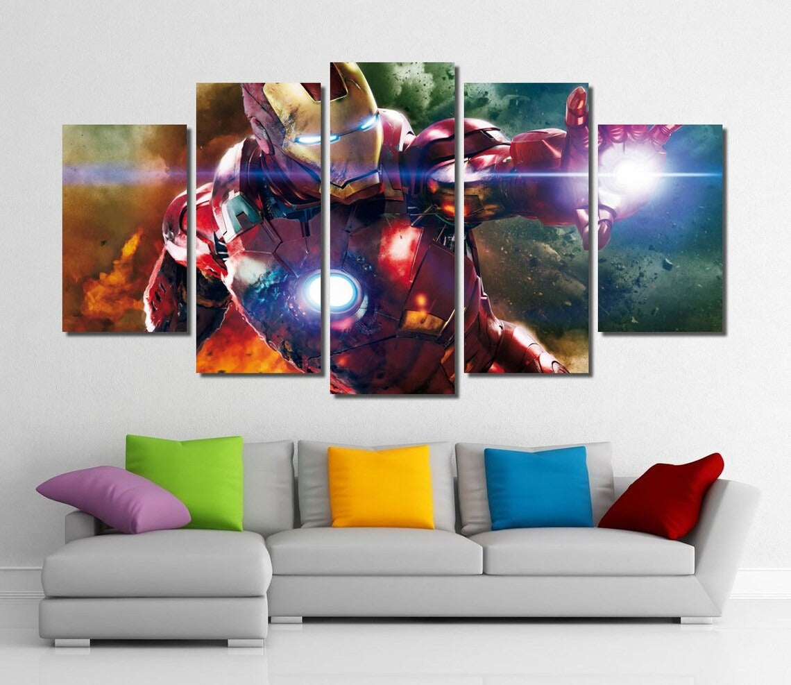 Iron Man Marvel Avengers Super Hero Canvas Wall Art