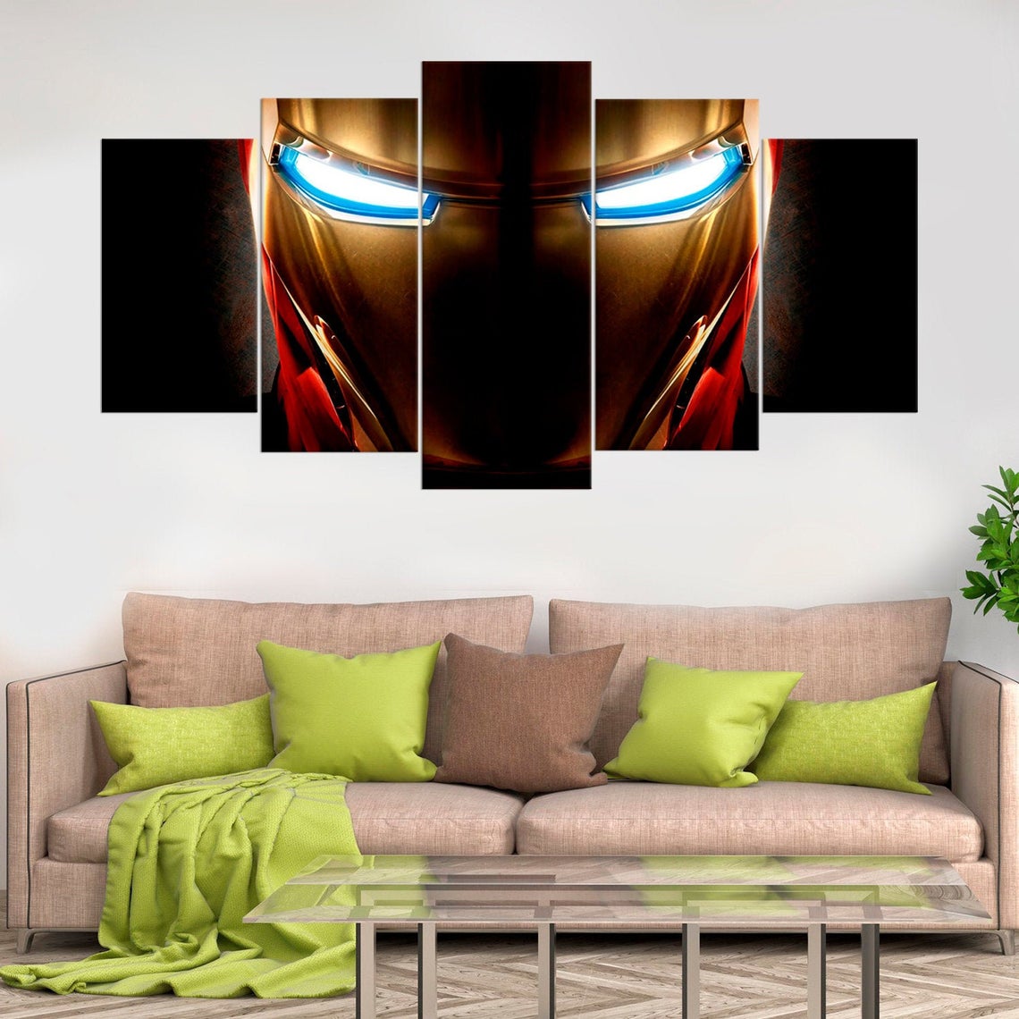 Iron Man Superhero Canvas Wall Art