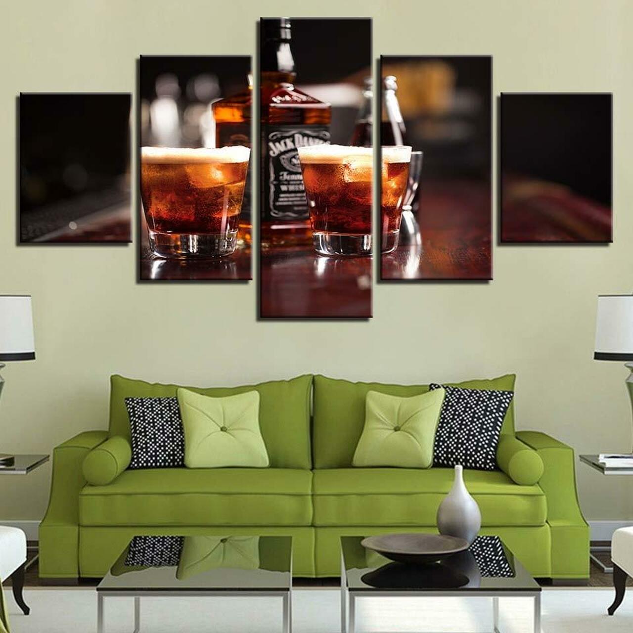 Jack Daniels Bourbon Canvas Wall Art