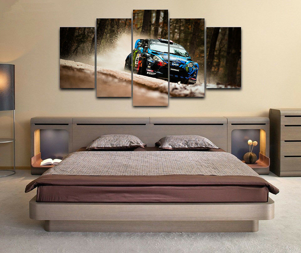 Ken Block Fiesta Hoonigan Gymkhana Canvas Wall Art
