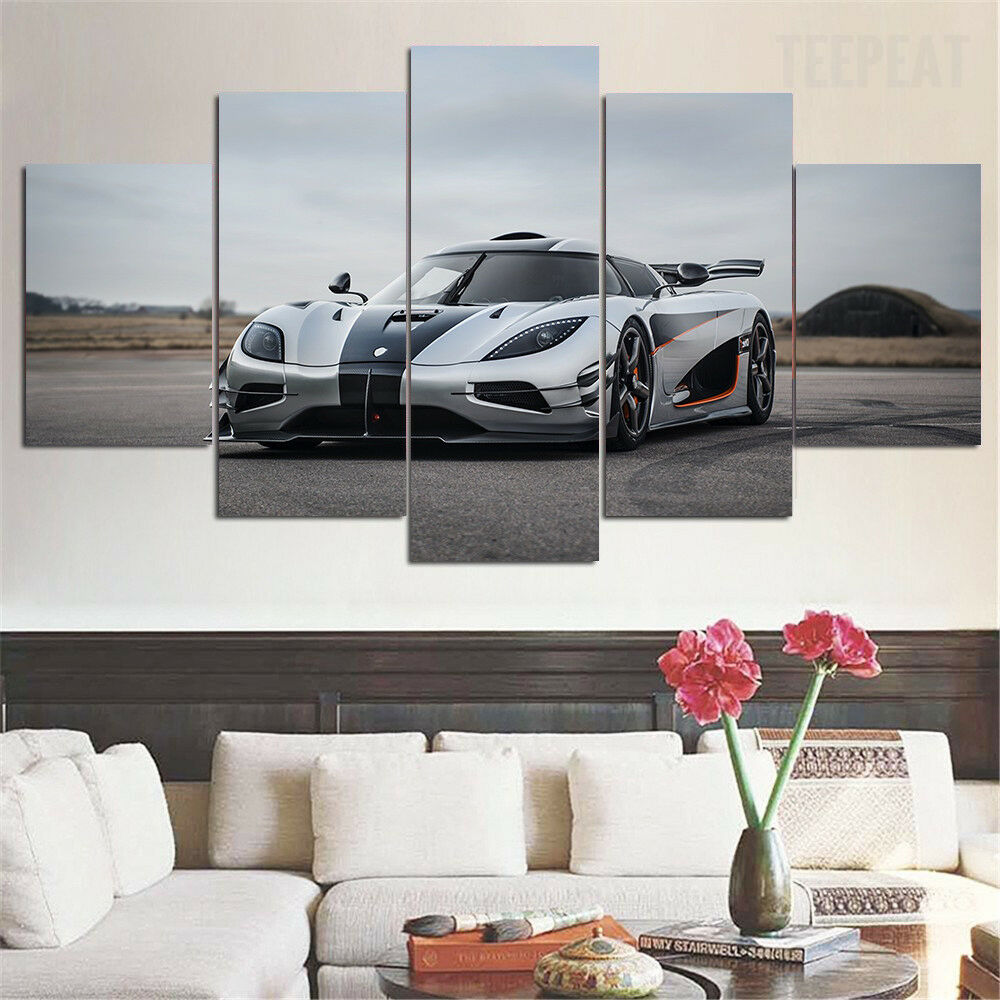 Koenigsegg Ccxr Super Car Canvas Wall Art