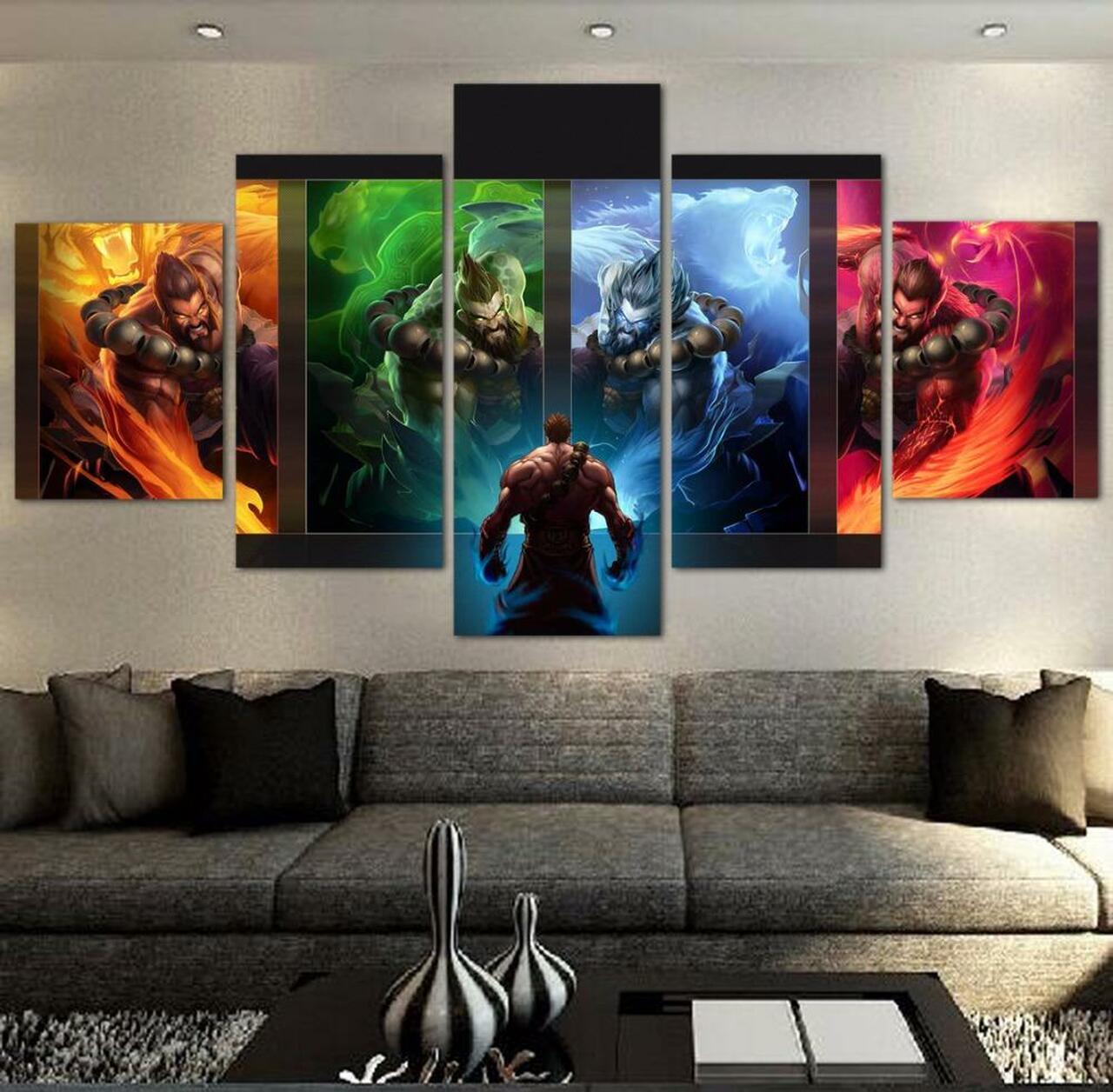 League Of Legends 4 Canvas Wall Art