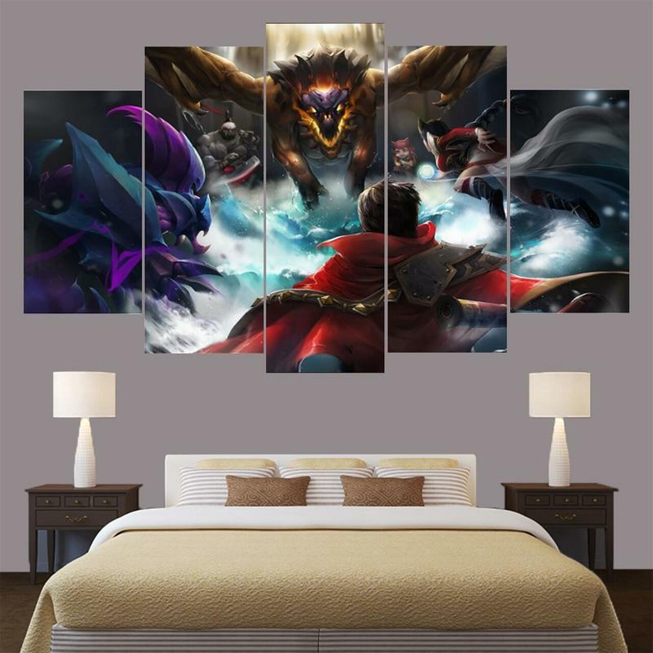 League Of Legends 5 Canvas Wall Art