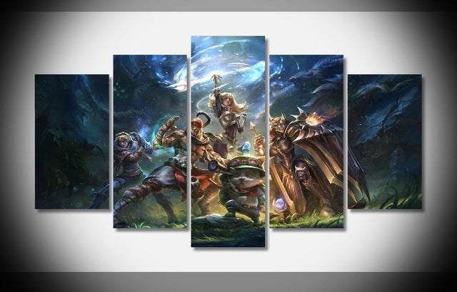 League Of Legends Canvas Wall Art