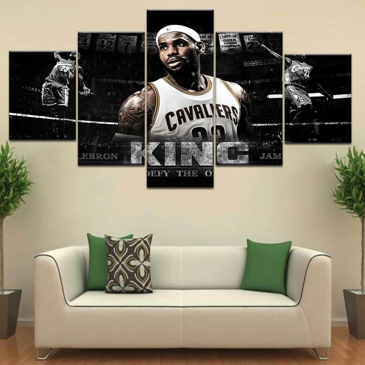 Lebron James Nba Canvas Wall Art