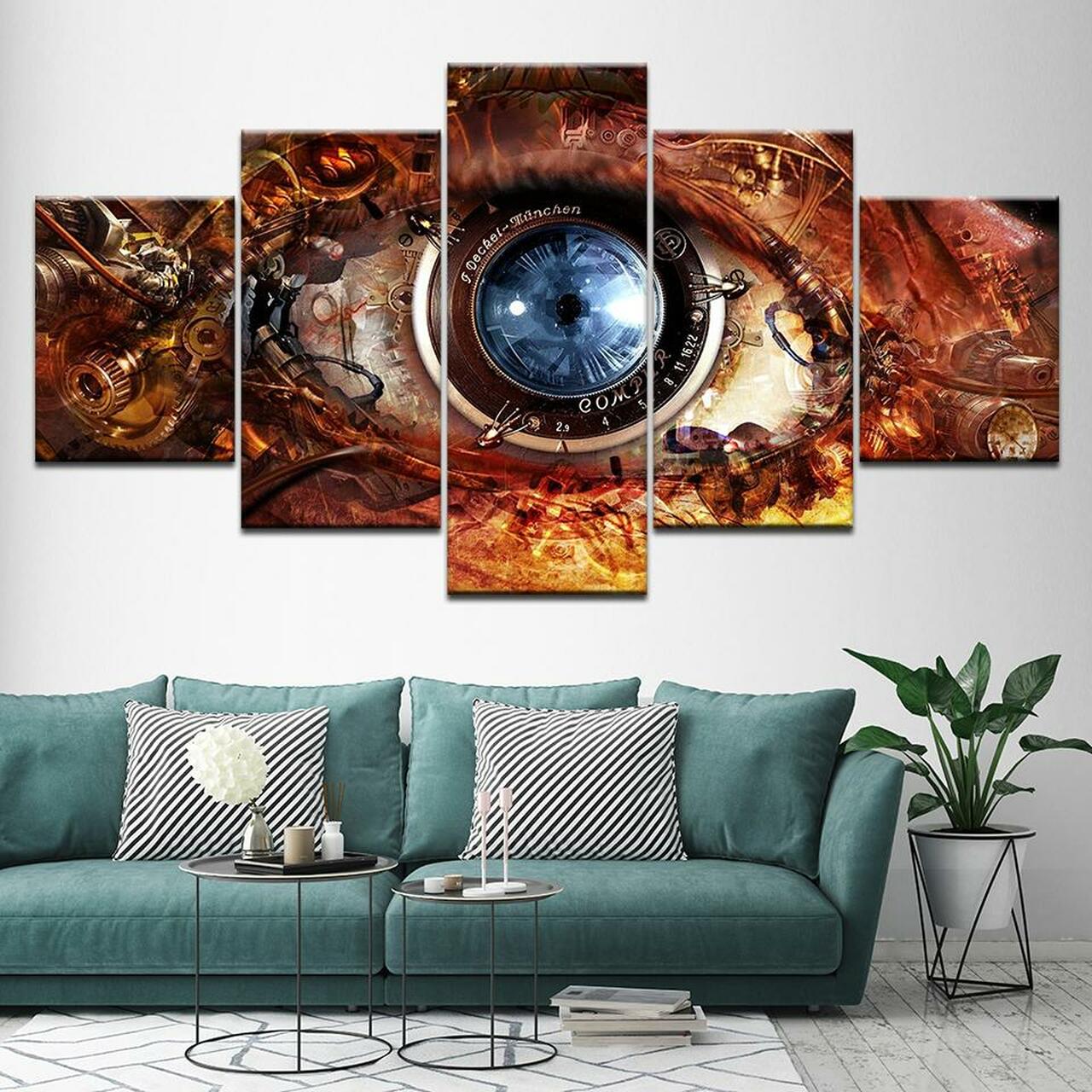 Lens Eye Canvas Wall Art