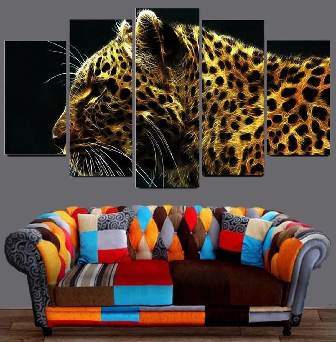 Leopard Animal Canvas Wall Art