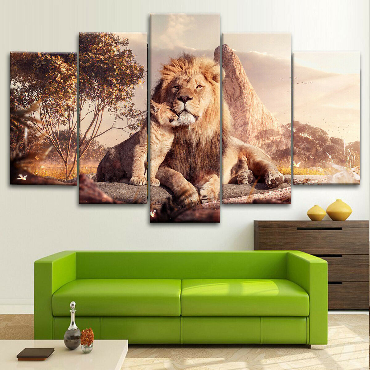 Lion King Simba Movie Canvas Wall Art