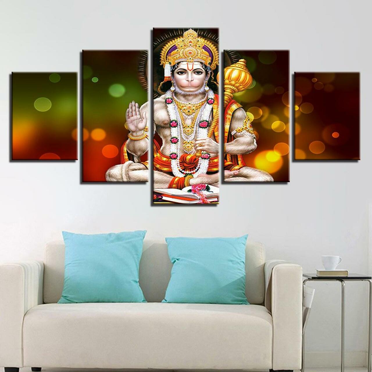 Lord Hanuman Canvas Wall Art