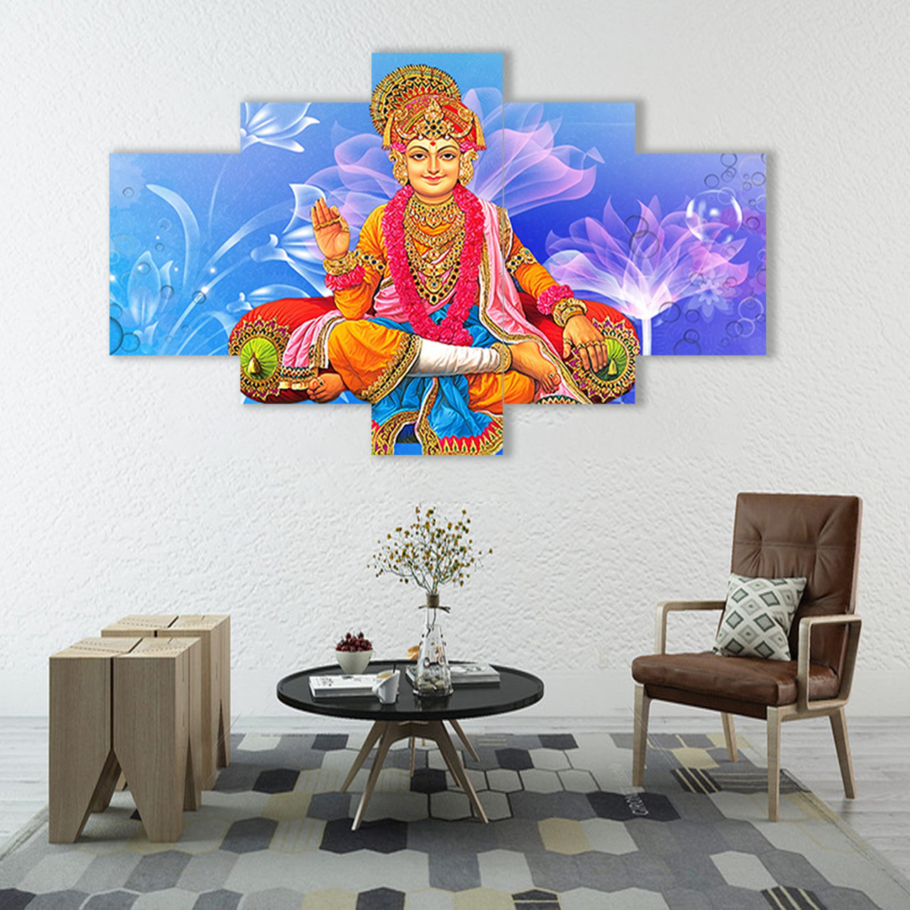 Lord Swaminarayan Canvas Wall Art