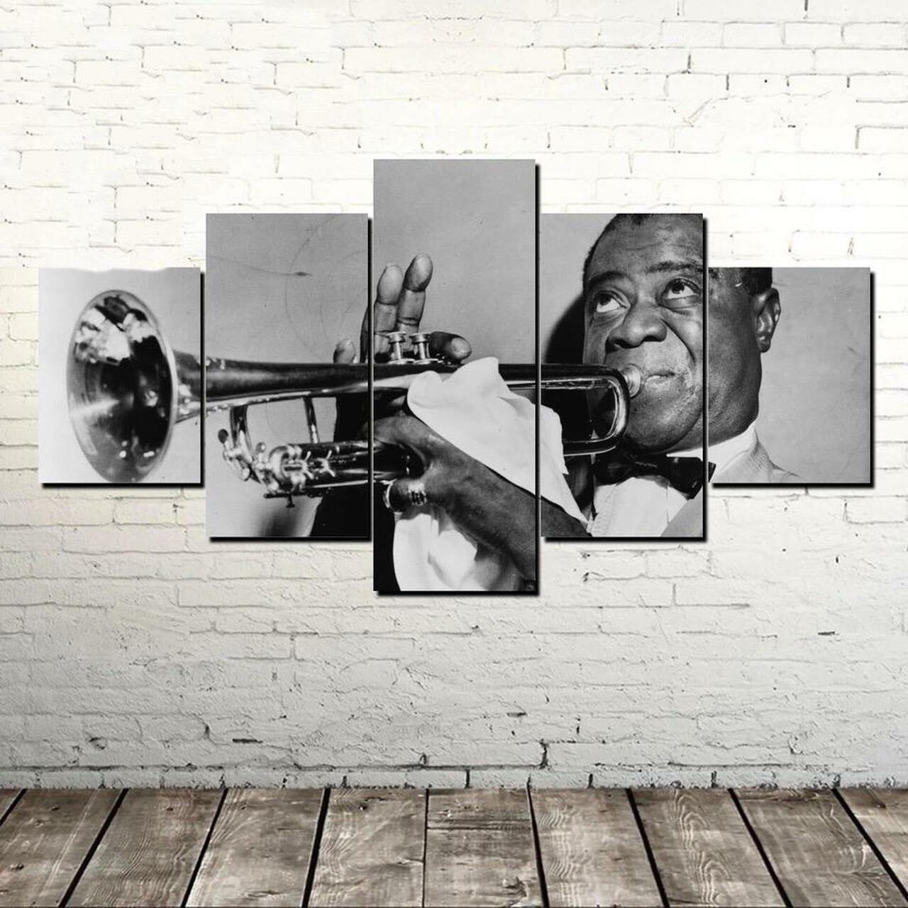 Louis Armstrong Canvas Wall Art