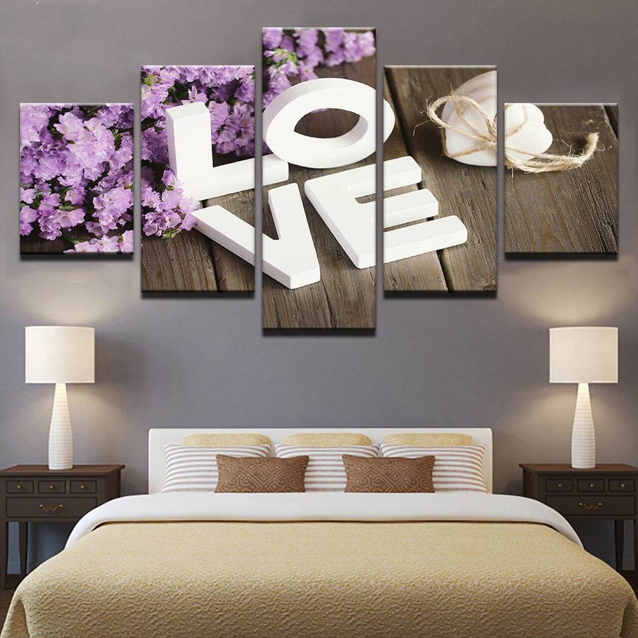 Love Fragrance Canvas Wall Art