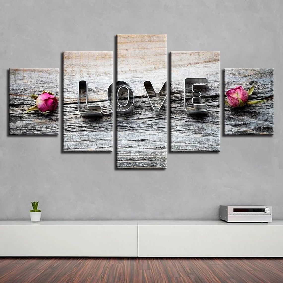 Love Letter Canvas Wall Art