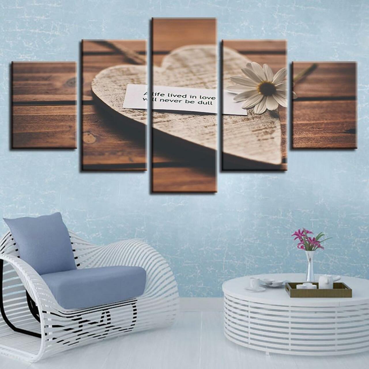 Love Quote Canvas Wall Art