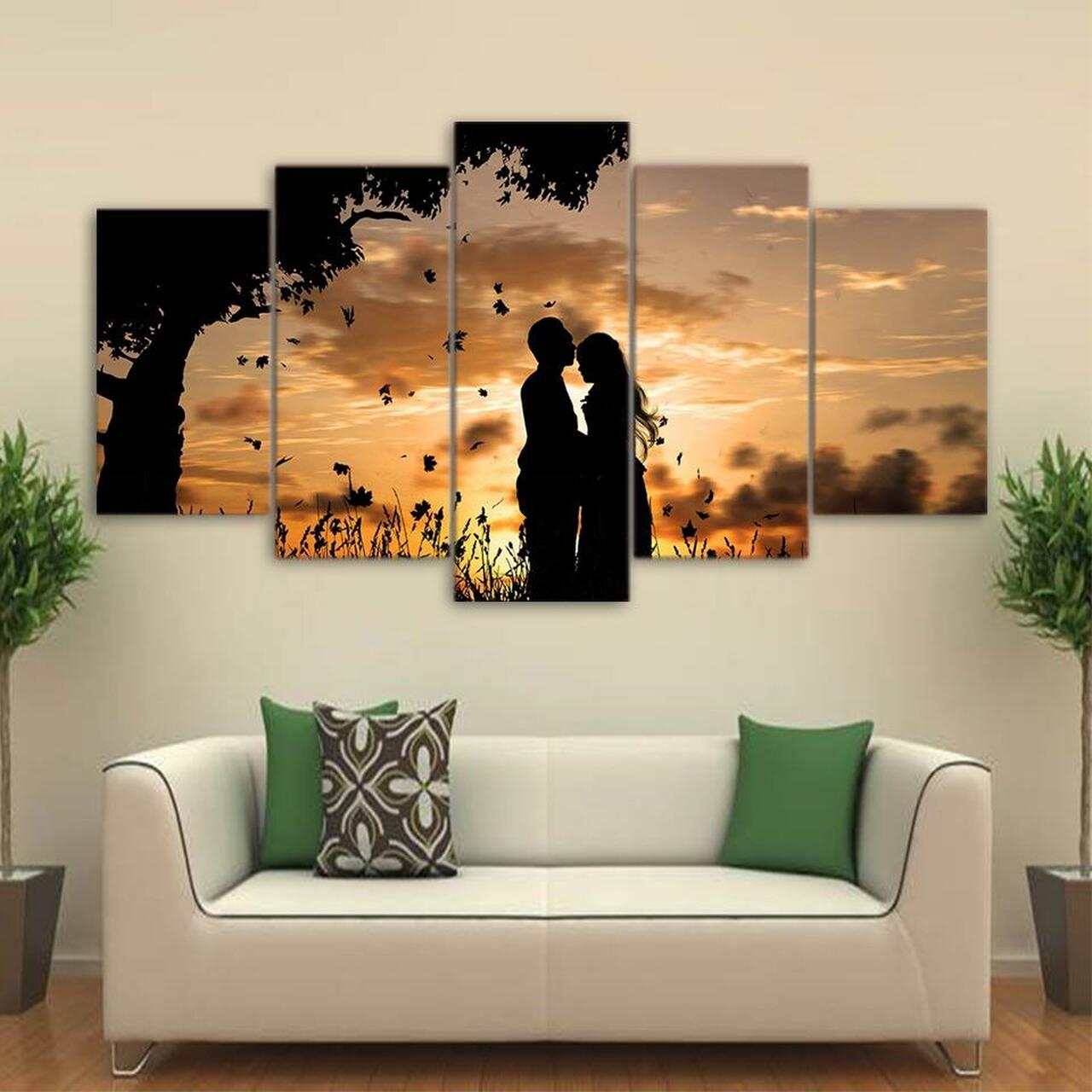 Love Under The Tree Canvas Wall Art
