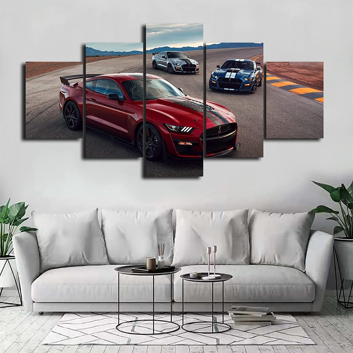 Luxury Ford Sports Car Canvas Wall Art
