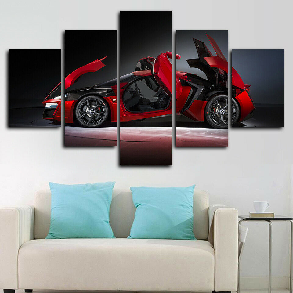 Lykan Hypersport Super Car W Motors Canvas Wall Art
