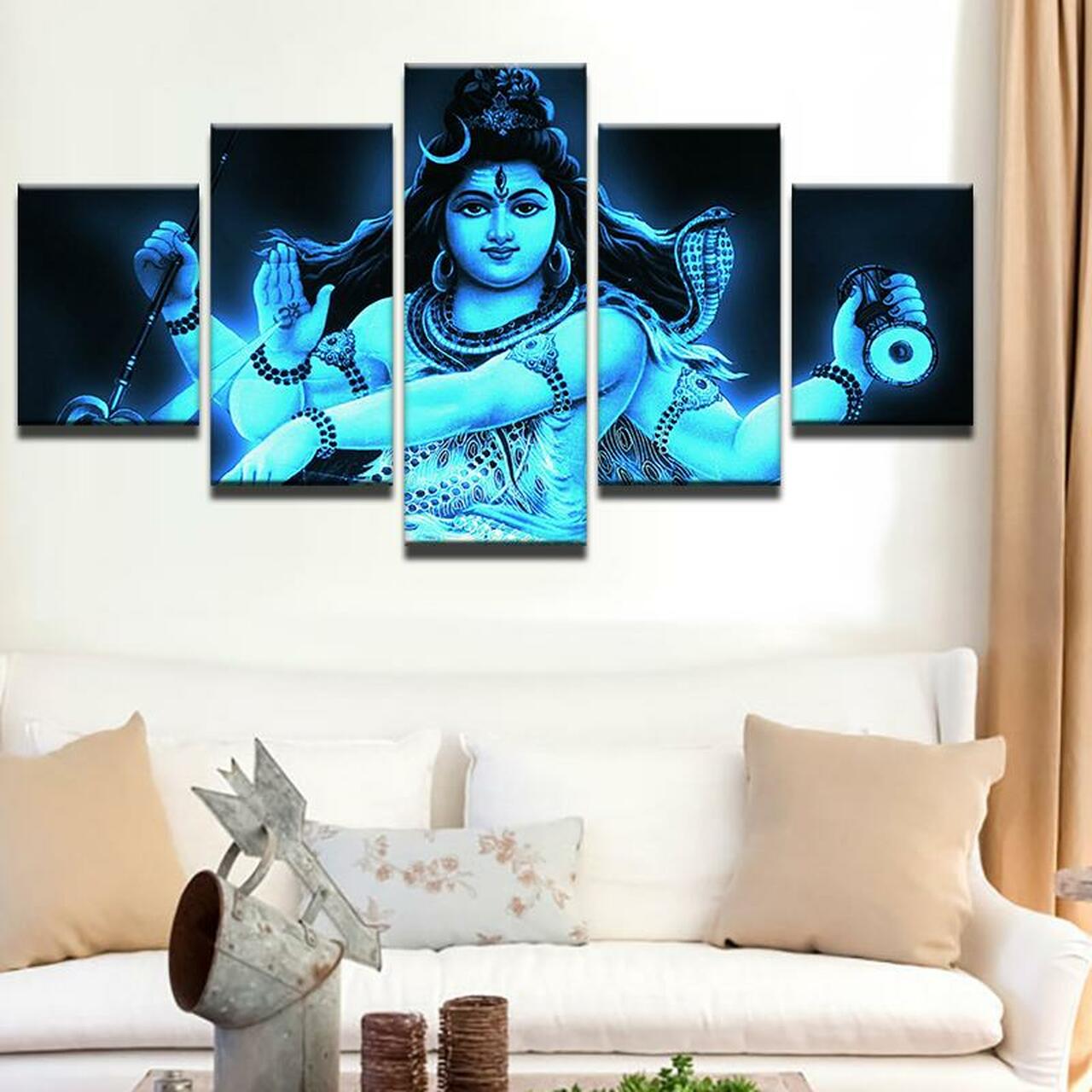 Maheshvara Shiva Canvas Wall Art