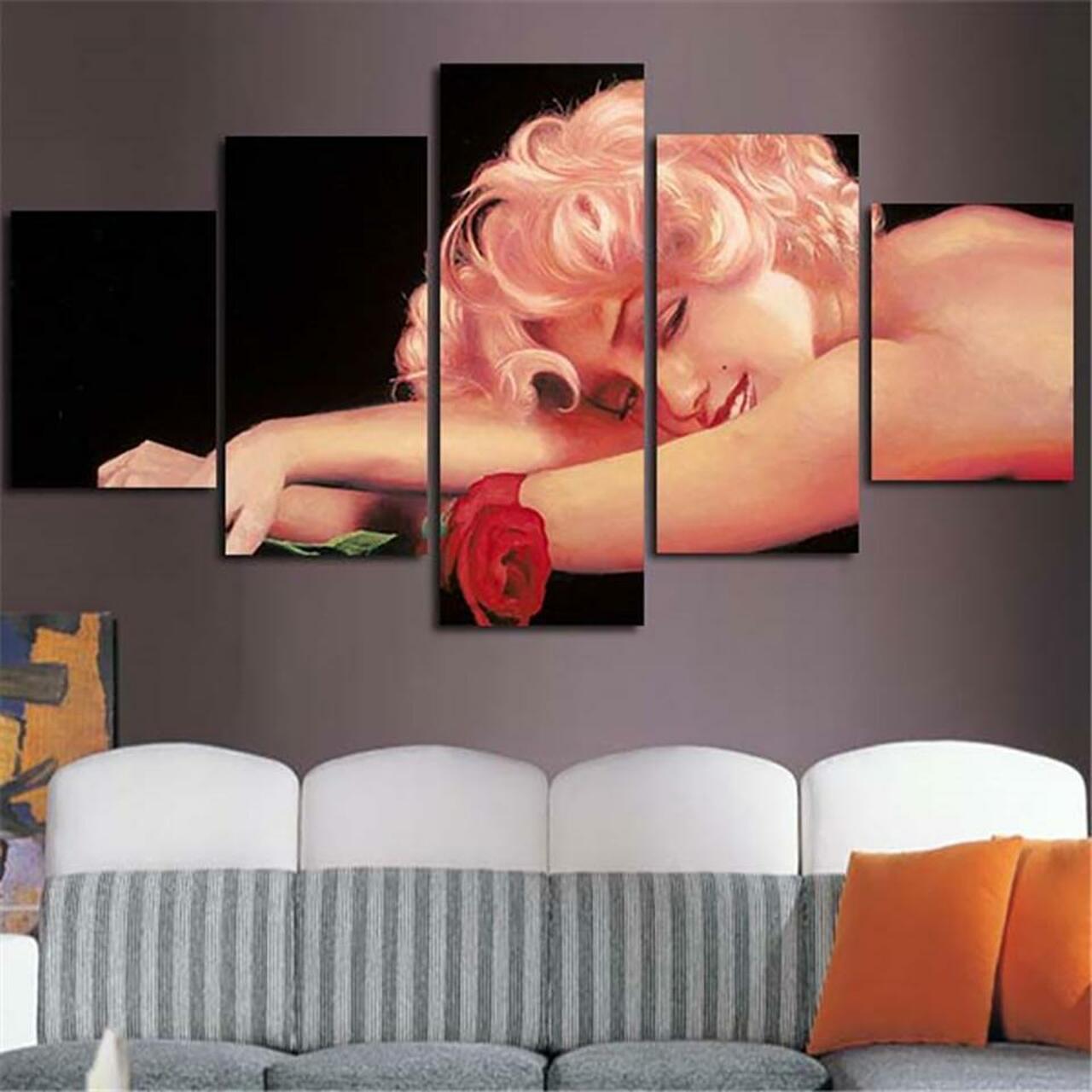 Marilyn Rose Canvas Wall Art