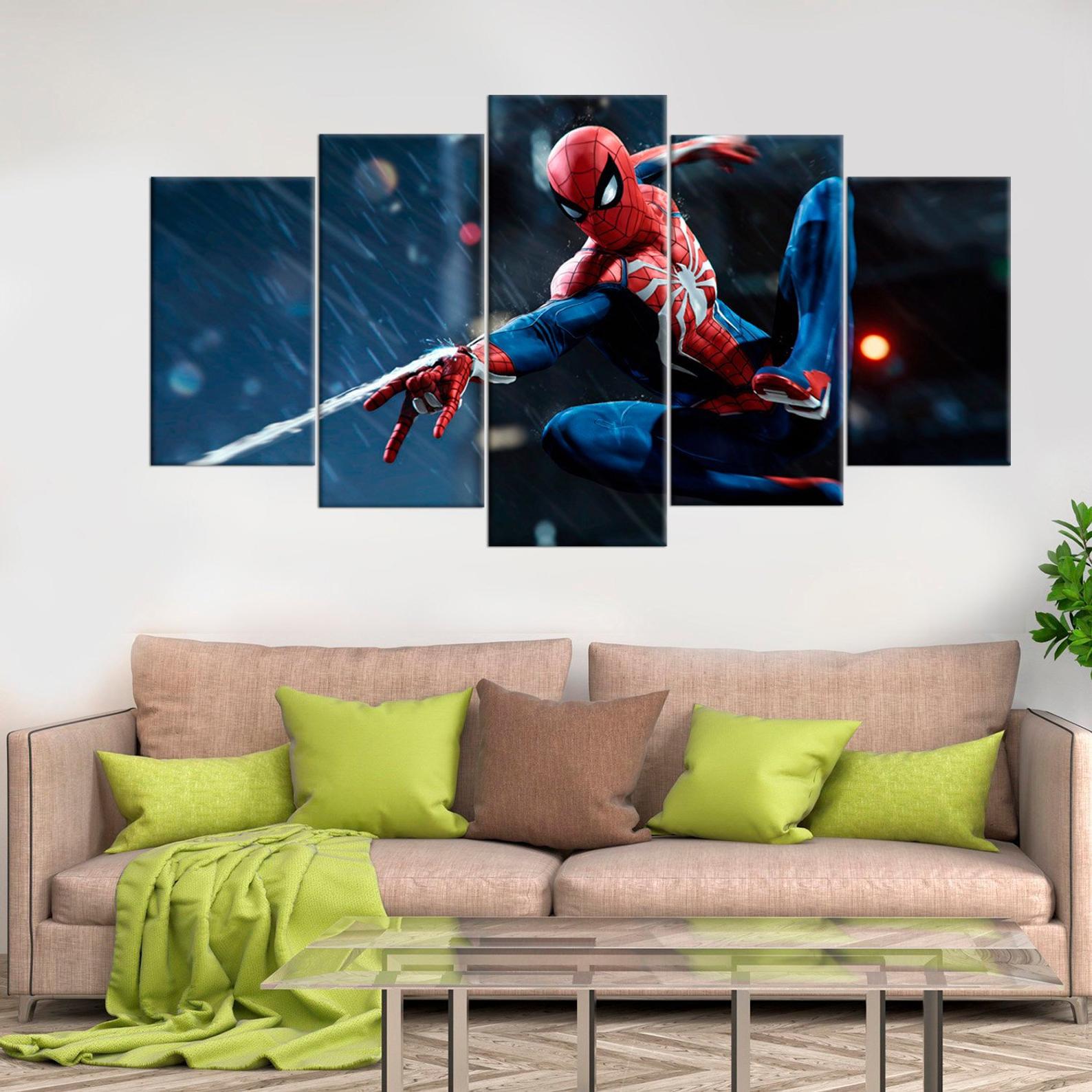 Marvel Spiderman Superheroes Canvas Wall Art