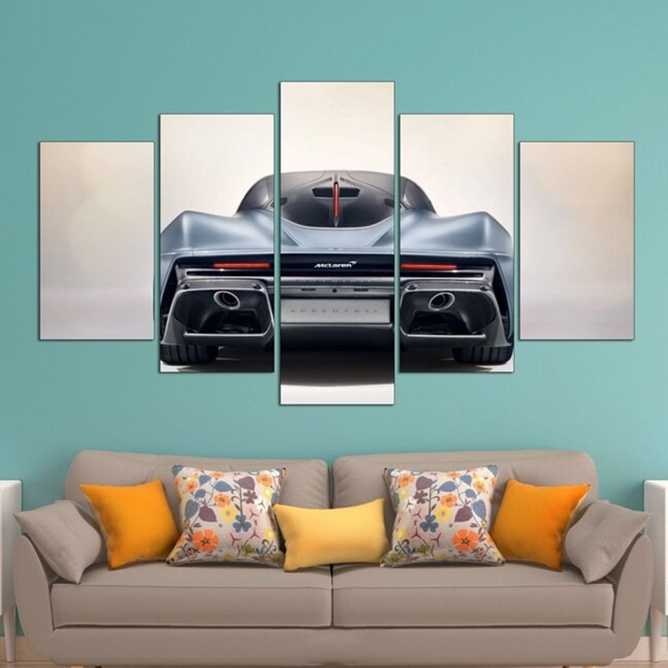 Mclaren Speedtail Supercar Canvas Wall Art