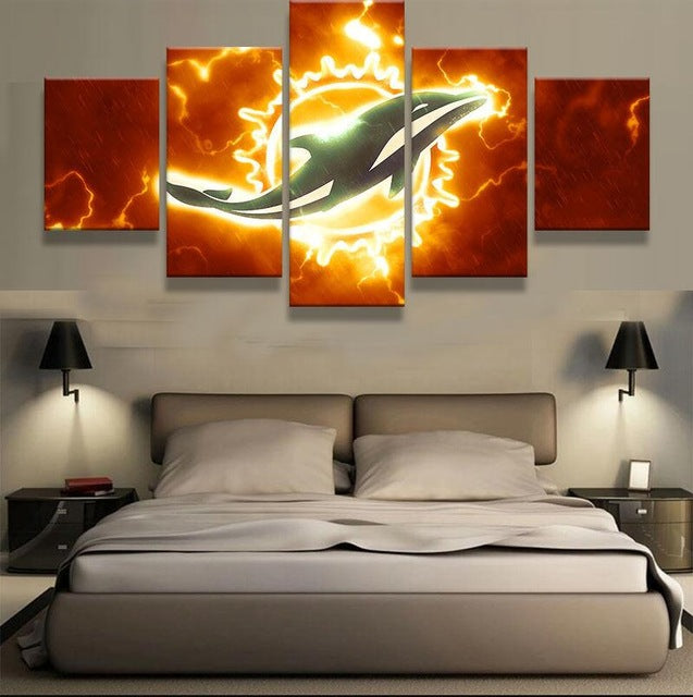 Miami Dolphins Canvas Wall Art