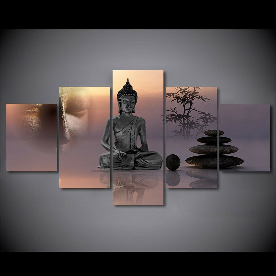 Mindfulness Buddha Zen Meditation Canvas Wall Art