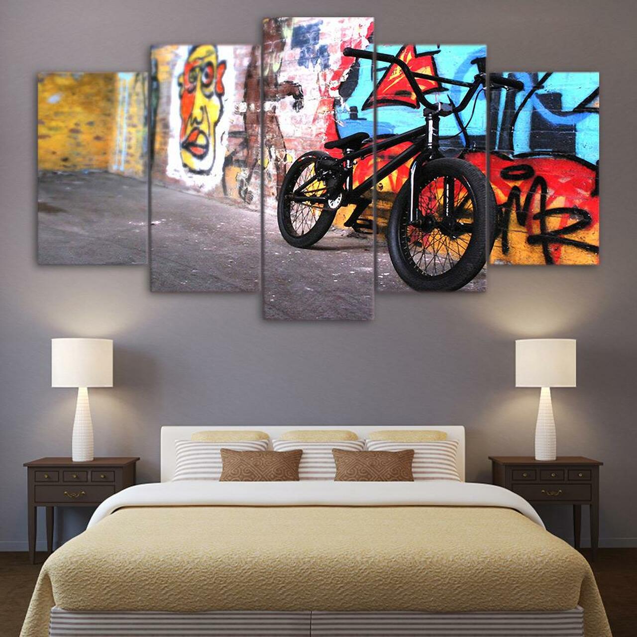 Mini Bike Canvas Wall Art