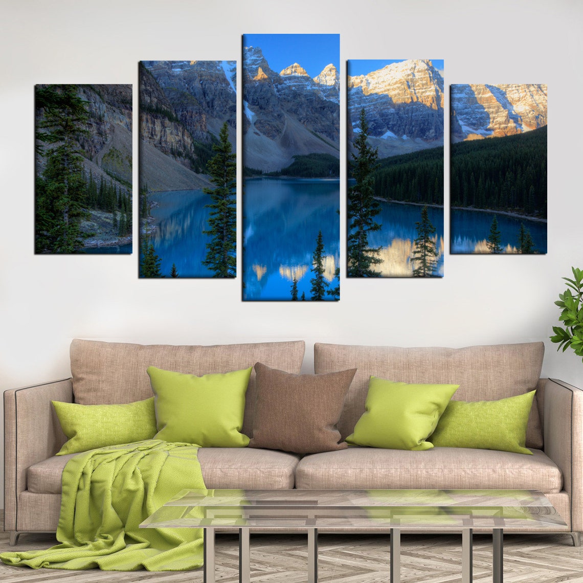 Moraine Lake – Alberta Canada Canvas Wall Art