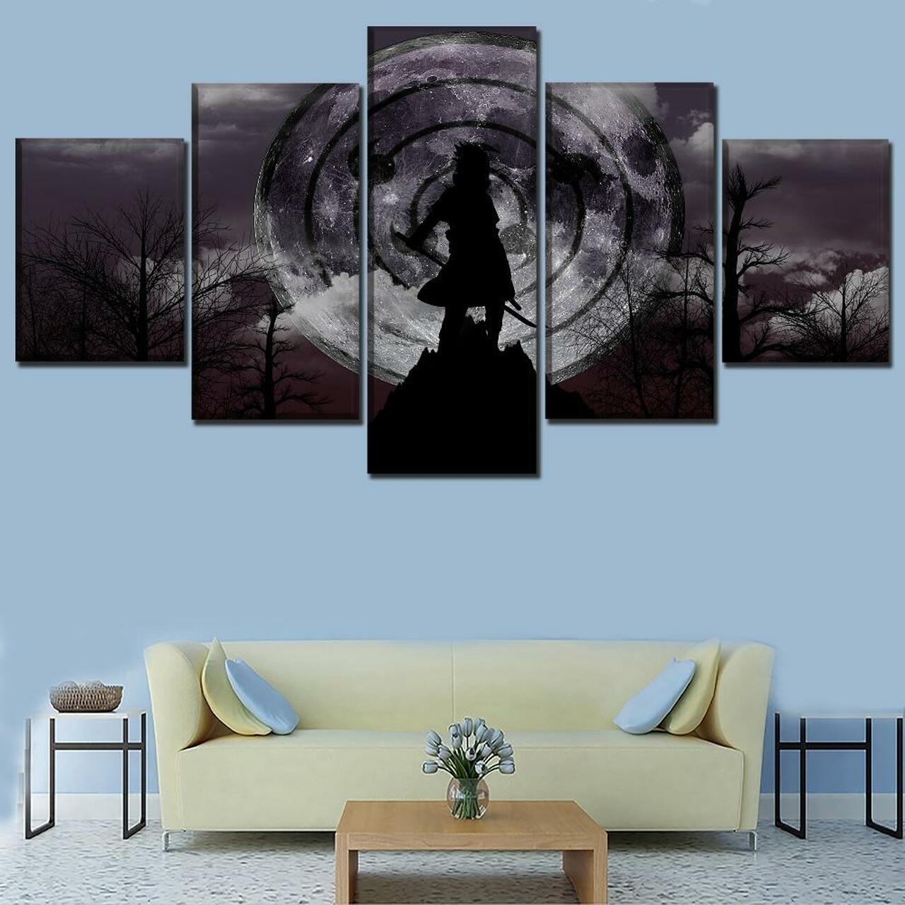 Naruto Rinnegan Sasuke Uchiha Canvas Wall Art