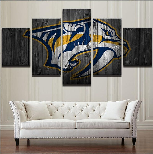 Nashville Predators Sports Canvas Wall Art