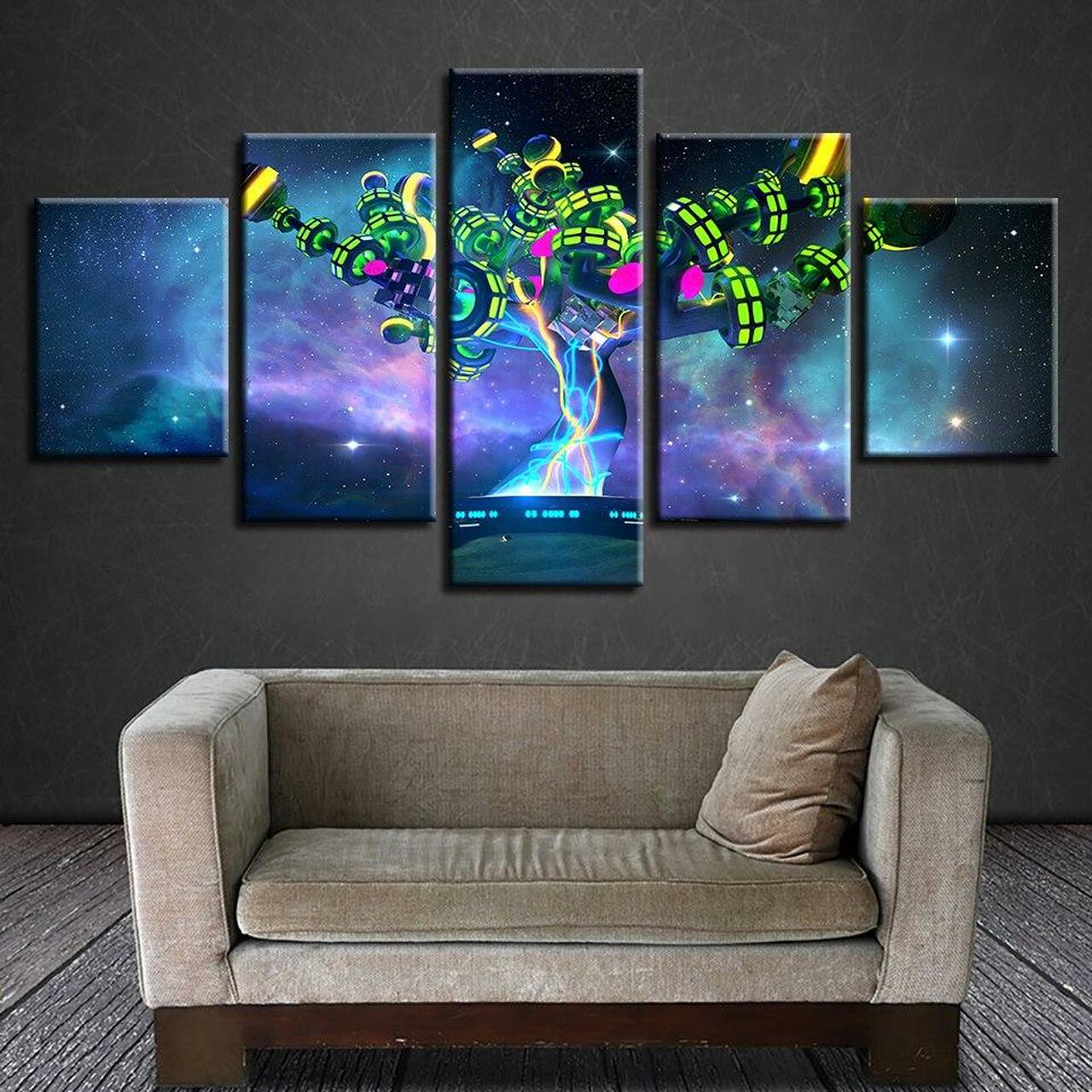 Neon Tree Canvas Wall Art