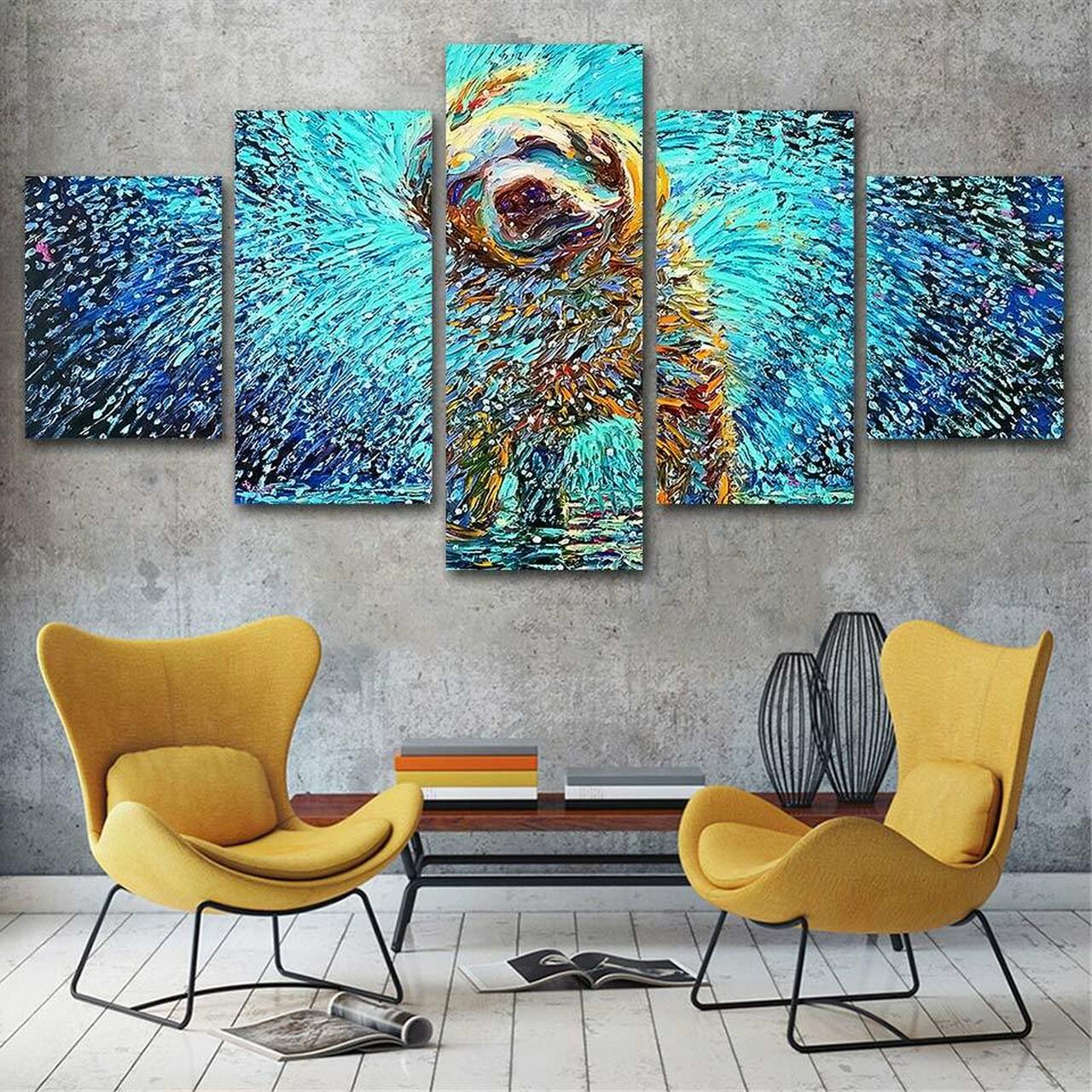 No More Water Canvas Wall Art