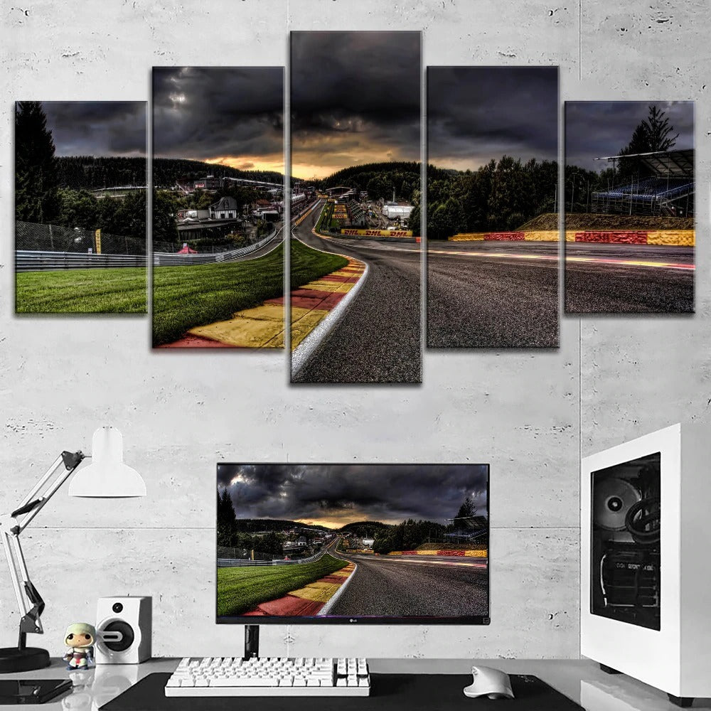 Nurburgring Rally Road Landscape-8 Canvas Wall Art