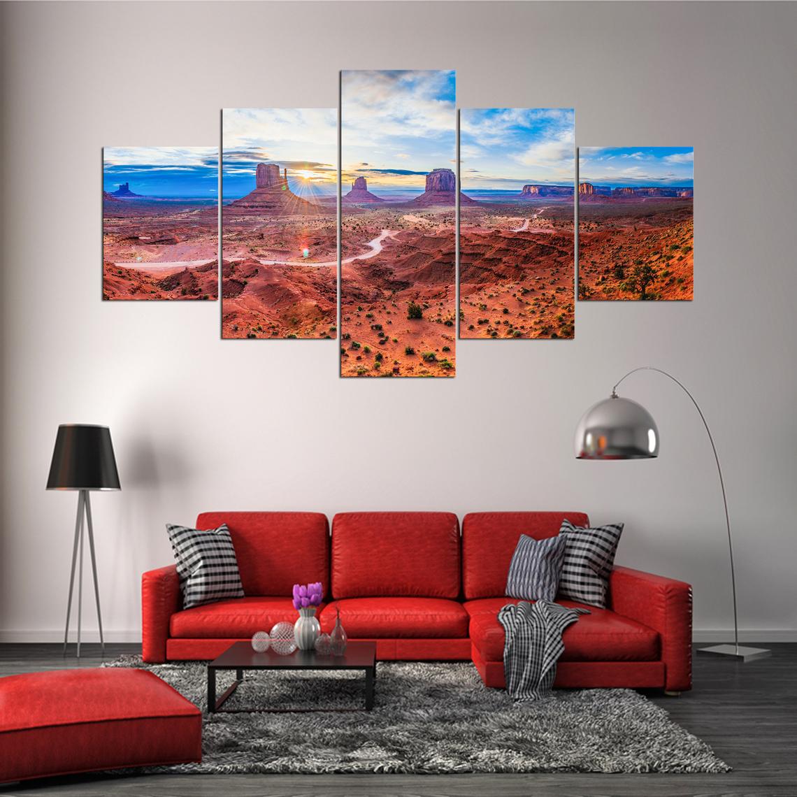Oljato Valley Southwestern Mountain Canvas Wall Art