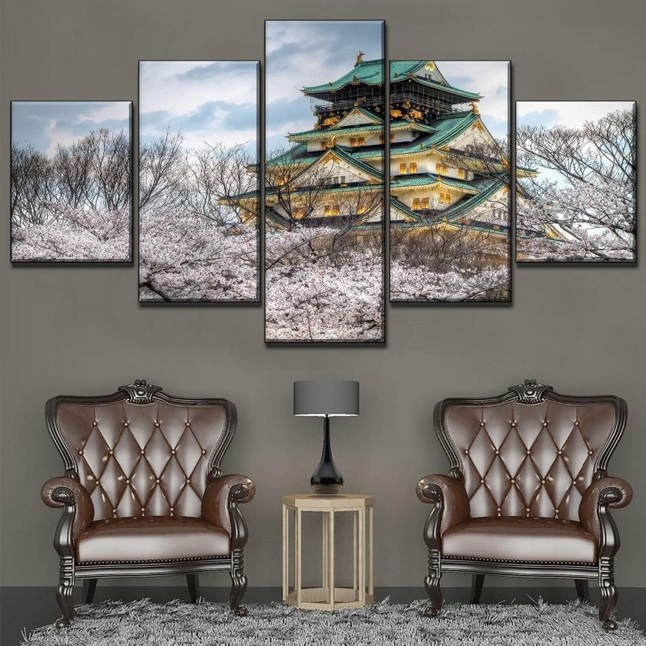 Osaka Castle Japan Canvas Wall Art