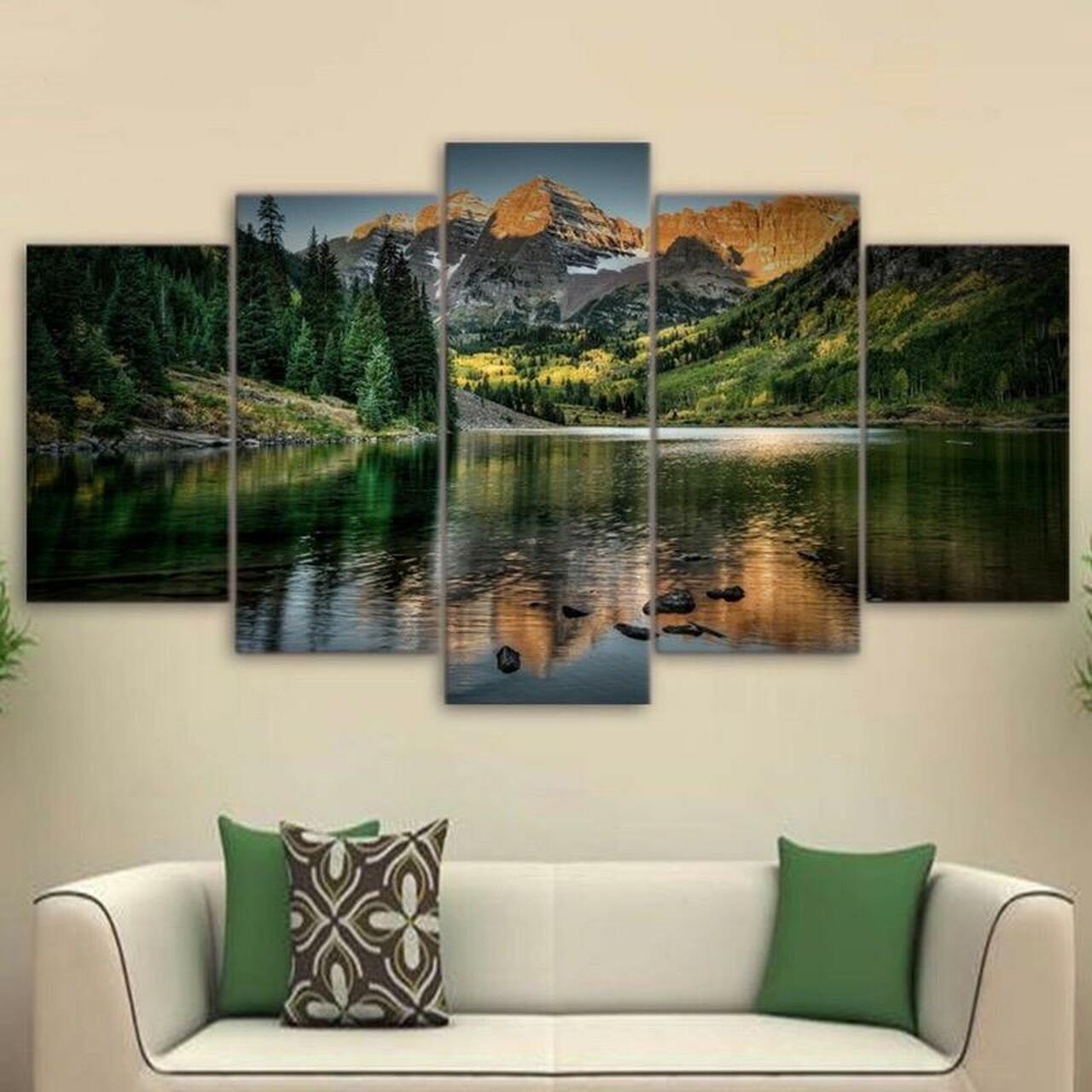 Ozero Mountain Canvas Wall Art