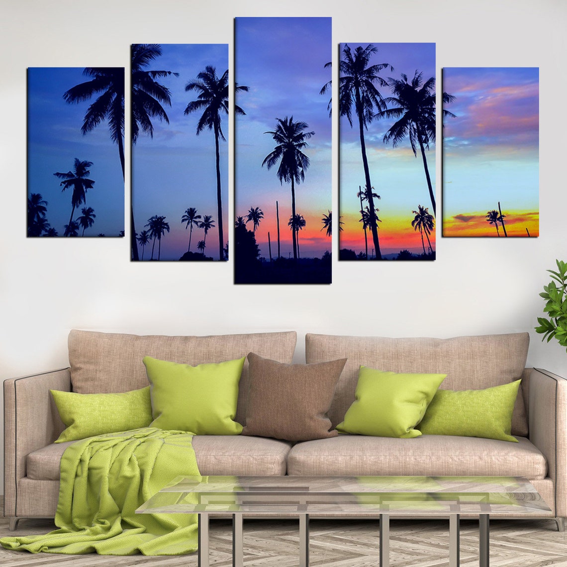 Palm Trees – California Canvas Wall Art