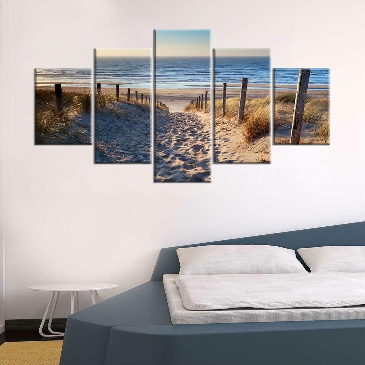 Path To Beach Canvas Wall Art