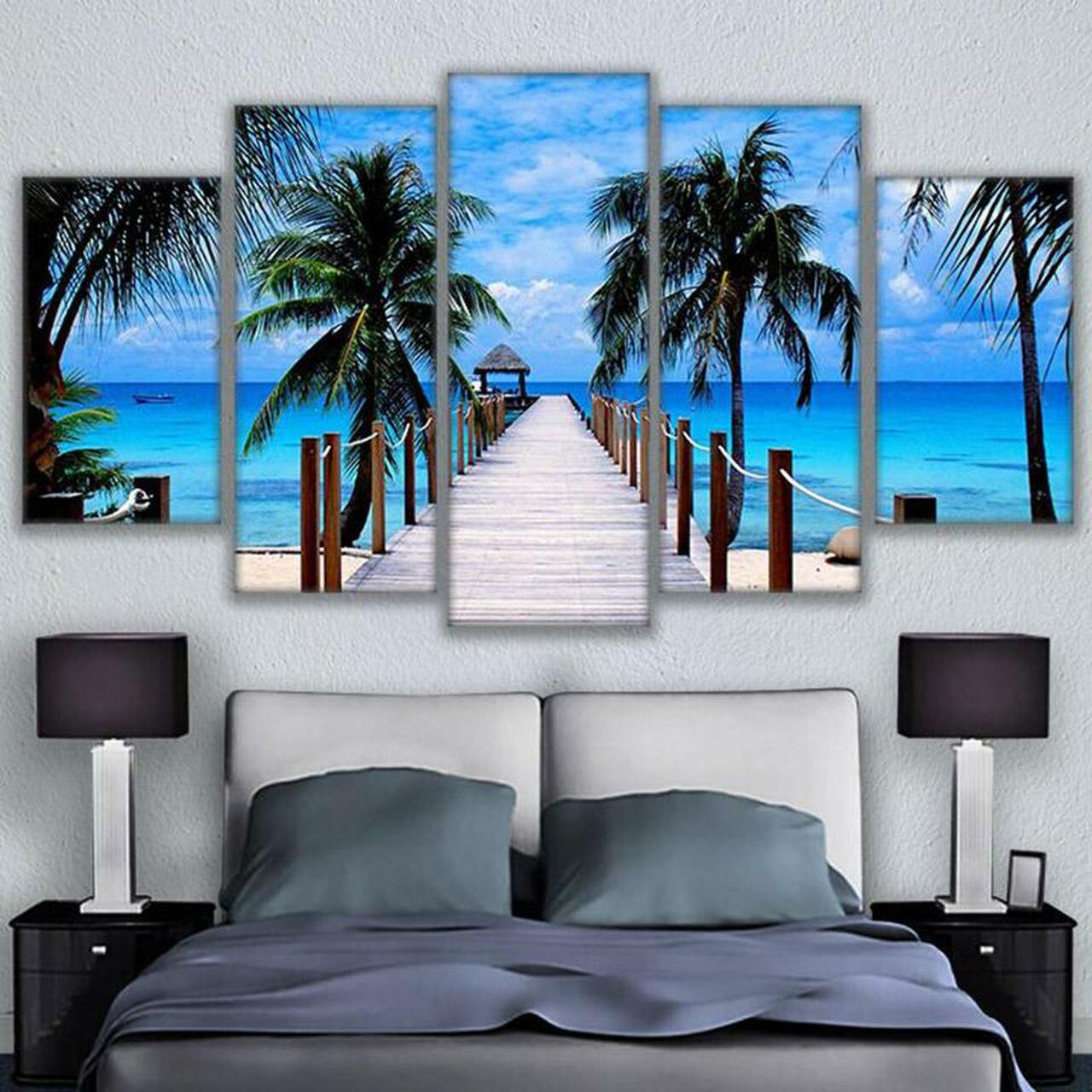 Pathway To Paradise Canvas Wall Art