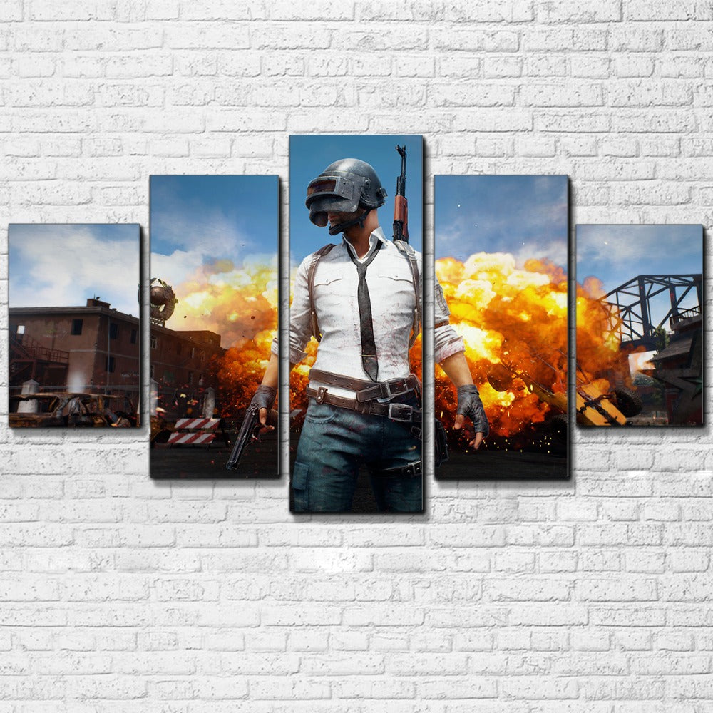 Player Unknown’S Battlegrounds Pubg Print Canvas Wall Art