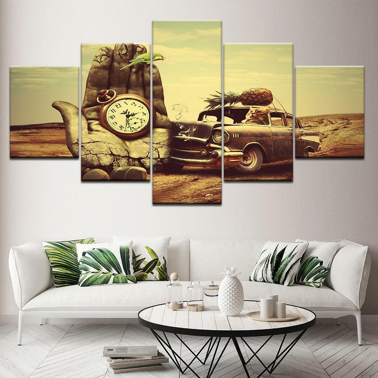 Pocket Watch Canvas Wall Art