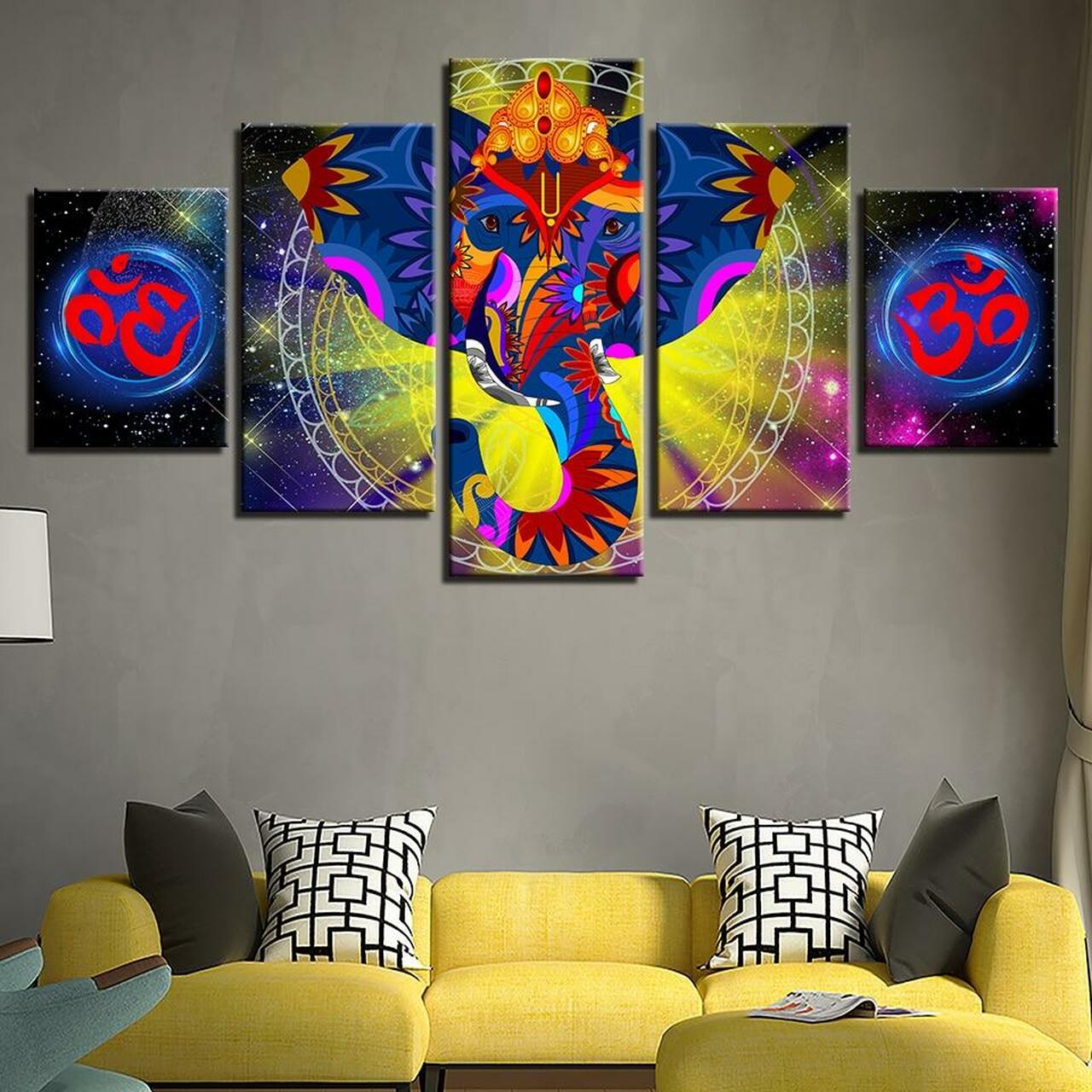 Psychedelic Om Canvas Wall Art Psychedelic Om Canvas Wall Art