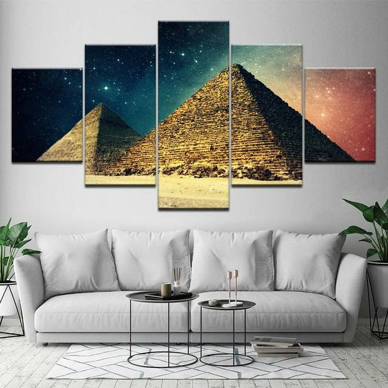 Pyramids Of Giza Canvas Wall Art