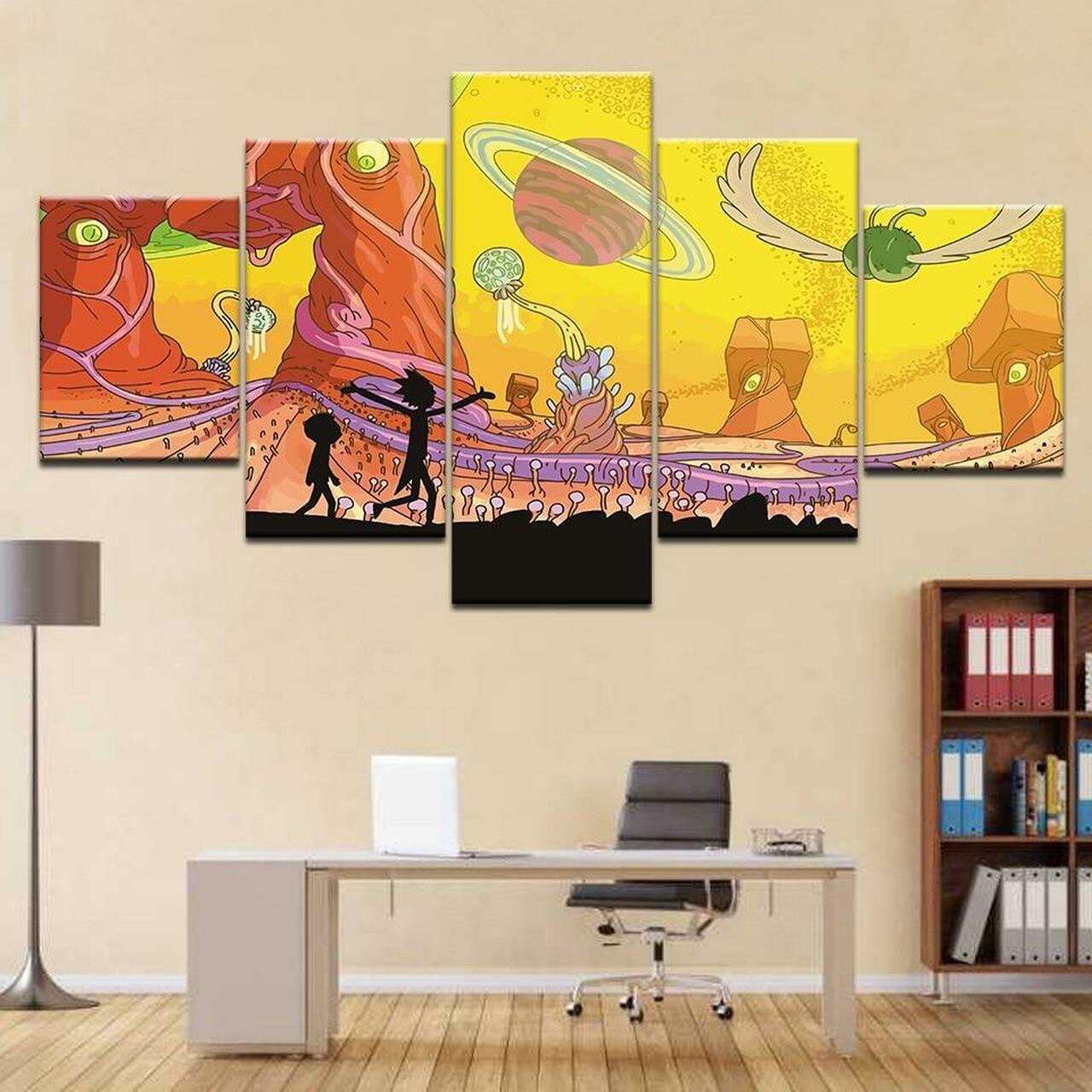 Rick And Morty Art 1 Canvas Wall Art