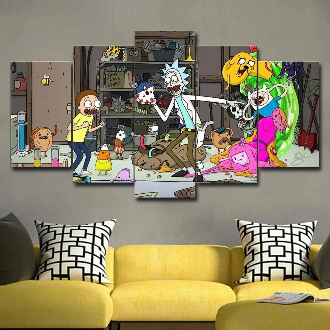 Rick And Morty Canvas Wall Art