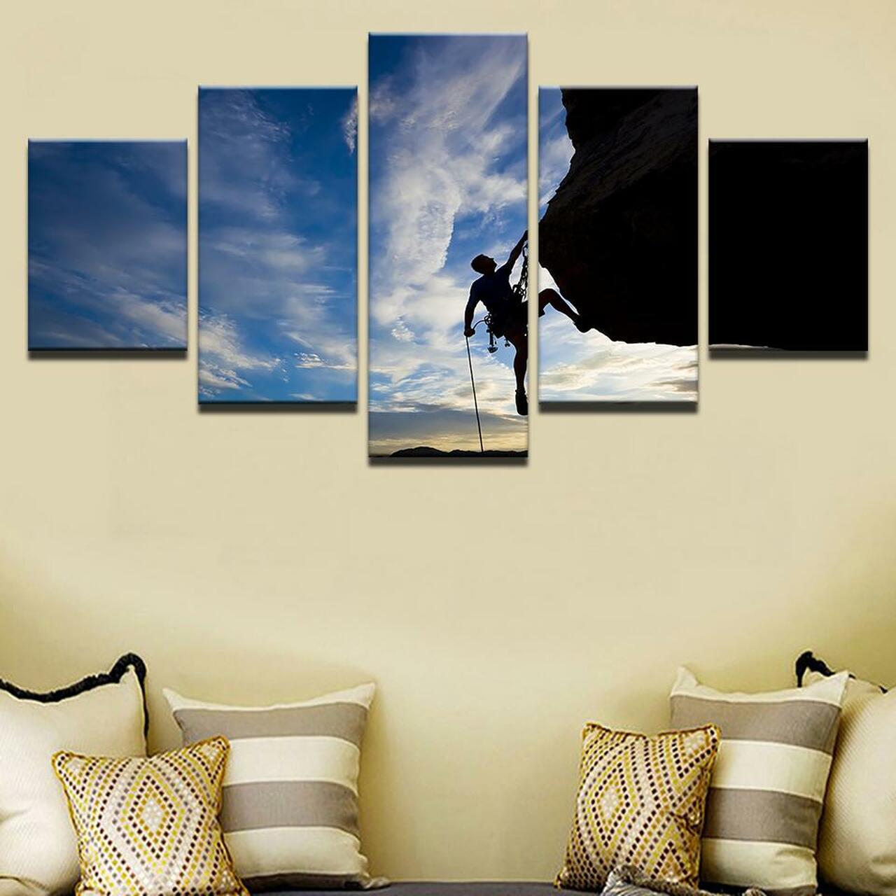 Rock Climbing Canvas Wall Art