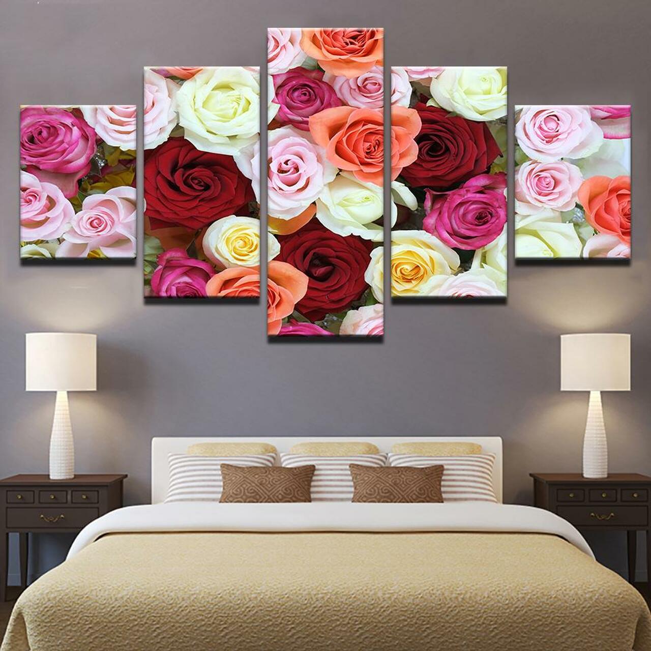 Roses A Plenty Canvas Wall Art