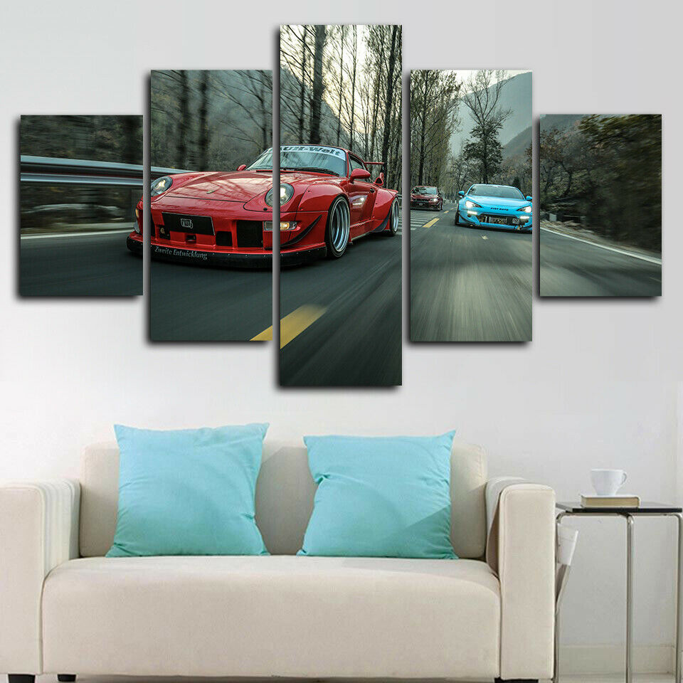 Rwb Porsche Rocket Bunny Gt86 Canvas Wall Art