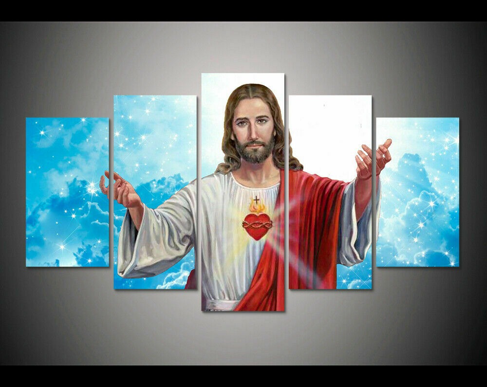 Sacred Heart Of Jesus Christ Canvas Wall Art